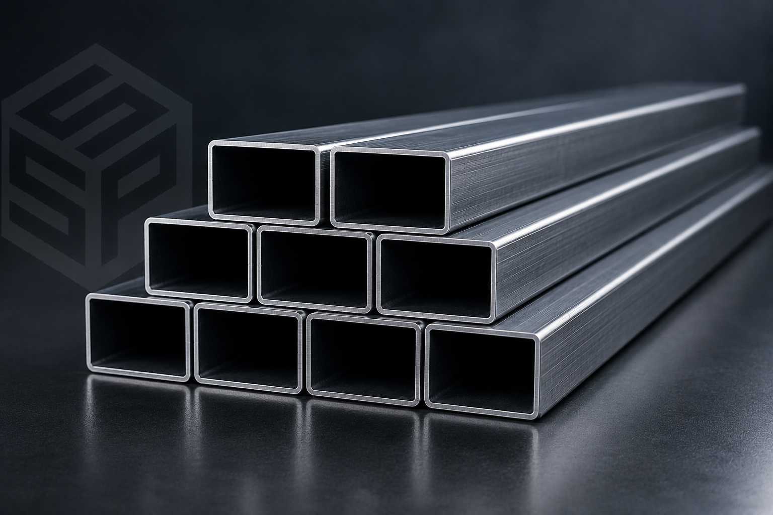 Rectangular steel tubes
