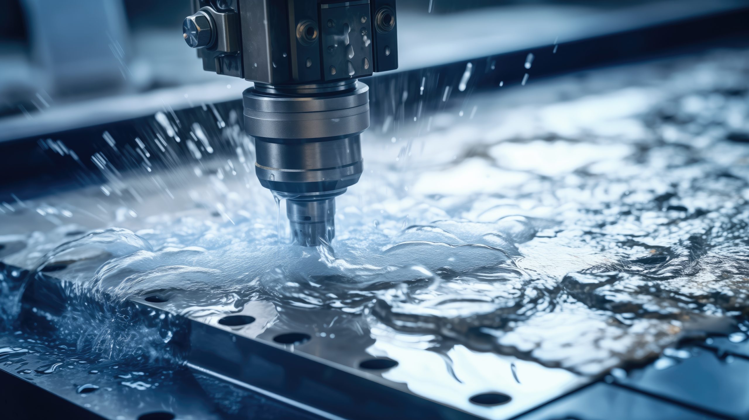 Waterjet cutting stainless steel
